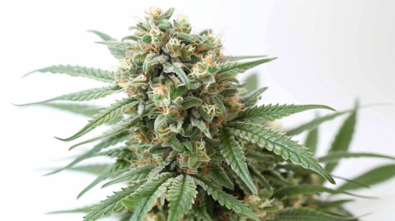 Top of cannabis plant