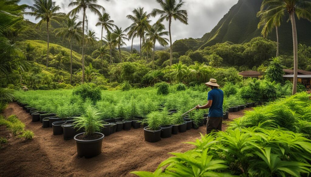 mejores prácticas para cultivar marihuana en Hawaii