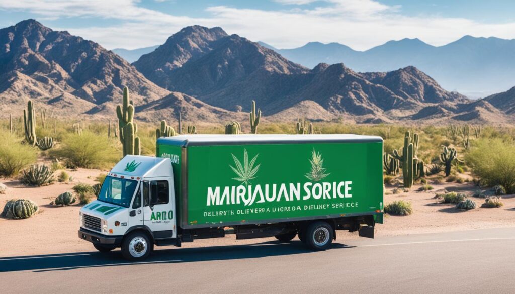 start marijuana delivery service arizona