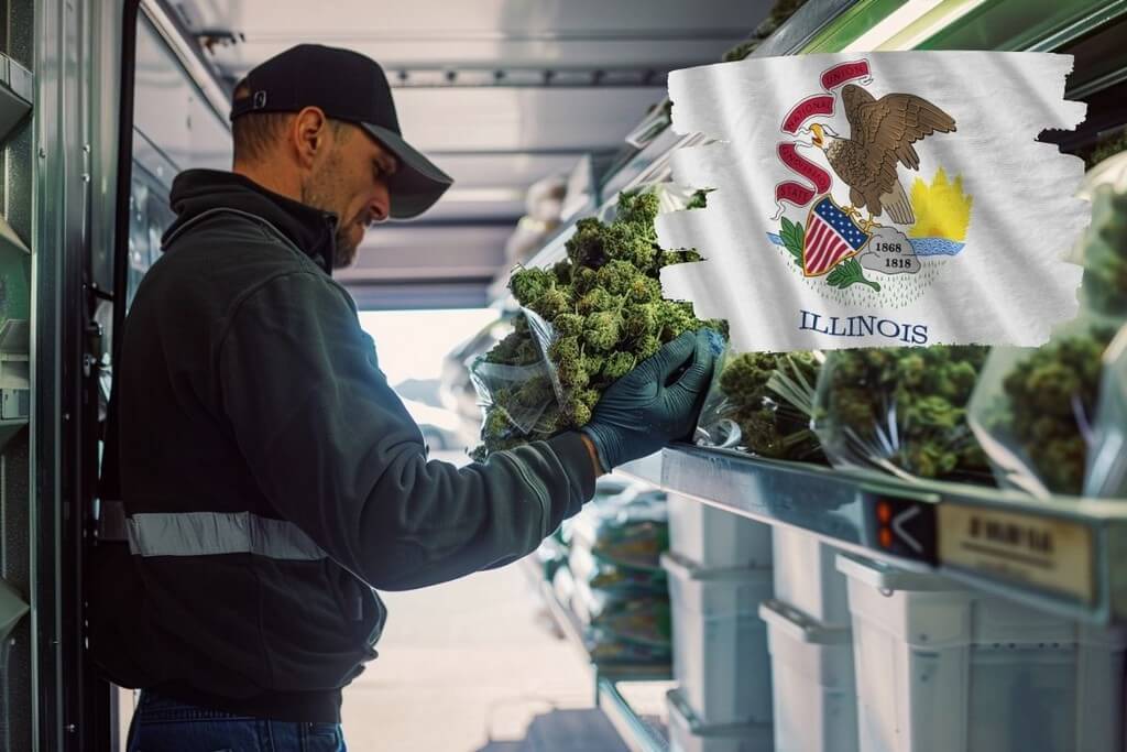start marijuana delivery service illinois